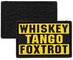 La correction 3D militaire tactique de PVC du fox-trot WTF 3D de tango de whiskey raccorde la couleur de Pantone